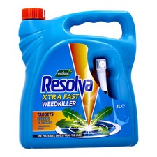 Resolva Xtra Fast Weedkiller Ready to Use for Home & Garden Use 3L Weed Killer 6.33 per litre