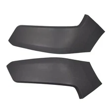 Pair Black Front Upper Bumper End Filler Panel Bezel Trim for Ram 1500 2019 