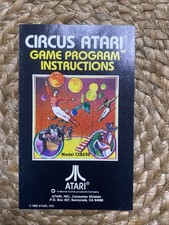 MANUAL ONLY - Atari 2600 Vintage 1980 Circus Atari