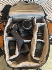 Canon EOS Rebel T3i Camera EF-S 18-55mm/3.5-5.6 IS Lens Extras Lowepro Pack