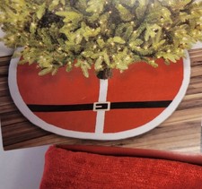Santa Suit Themed Tree Skirt Christmas 48 Holiday Design Santa's Workshop