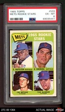 1965 Topps #533 Tug McGraw Mets Rookies ROOKIE SHORT-PRINT PSA 6 - EX/MT