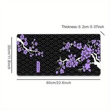 40 90cm Gaming Mouse Pad, Non-Slip Mouse Mat Suitable for Home and Office Use, L