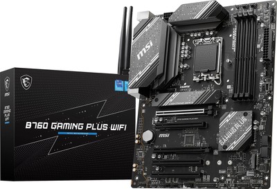 B760 Gaming Plus WiFi Gaming Motherboard (Supports 12th/13th/14th Gen Intel P...