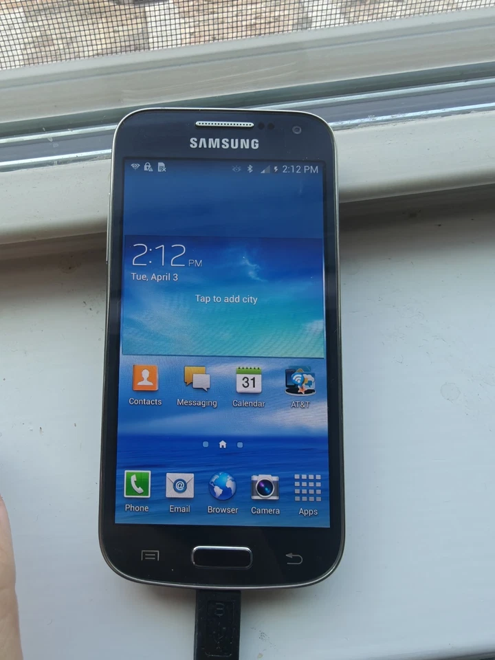  Samsung Galaxy S4 mini SGH-I257 - 16GB - Black (AT&T) Smartphone - Image 2 of 2