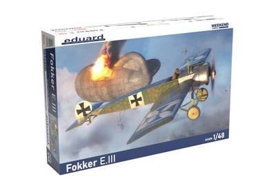 Eduard 8419 Fokker E III Eindecker 'Weekend Edition' 1/48 Scale Model Kit