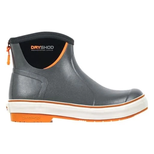 Dryshod Seamonster FLX Ankle Boots Grey Orange Waterproof