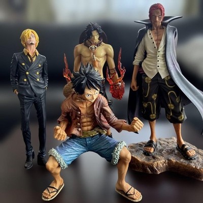 One Piece Figure Set Four Figures Collectible Anime Toys Authentic Japan