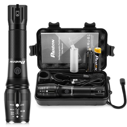 Rechargeable Flashlights High Lumens, USB C Chargeable LED Flashlight, Bright...