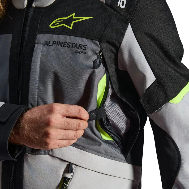 Alpinestars Andes V4 Drystar Grey Black Yellow, photo 3 of 5