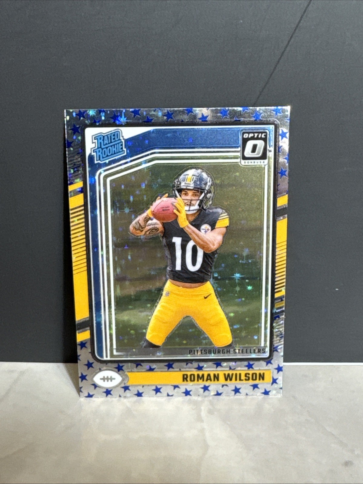 2024 Panini Donruss Optic - Rated Rookie Roman Wilson #285 Stars Prizm (RC)