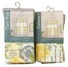 LEMON ZEST Curtains/Valence – YOU PICK – Bundle Discounts – Home Expressions JCP