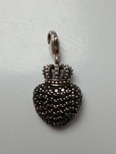 Thomas Sabo Kronen-Herz, Zirkonia schwarz, retired, Rarität 