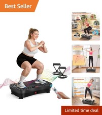 Vibration Plate Fitness Platform Exercise Machine Vibrating Shaking Full Body...