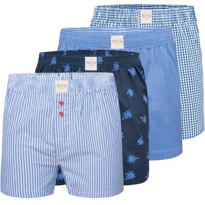 4 Phil & Co Berlin Webboxer Herren Boxer Boxershorts Shorts Sparpack UVP  31,96