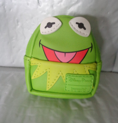 Disney Parks - Loungefly Mini Backpack - Kermit Frog -  Bag Clip Charm Keychain