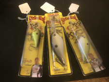 3 Strike King Crankbaits KVD 1.0 Blk Back Chart, KVD 1.5 Chart Sexy Shad, Ser. 6