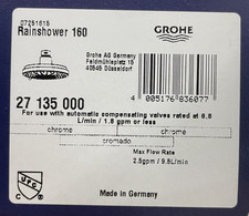 Grohe 27135000 Rainshower Multi-Function Show...