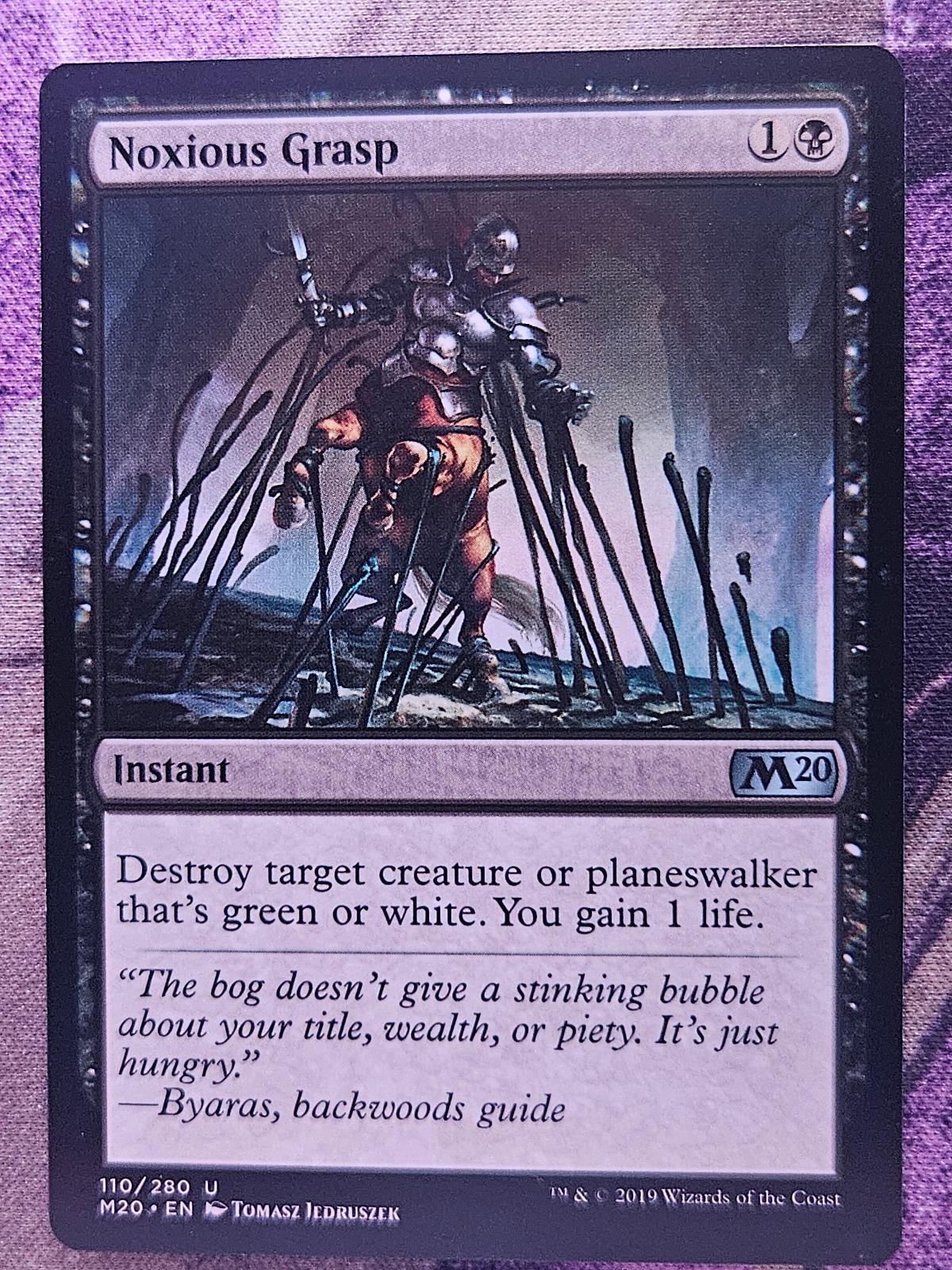Noxious Grasp 110 Uncommon Core Set 2020 Magic: The Gathering Lightly Played