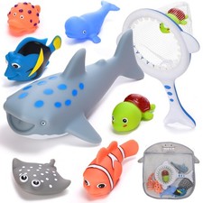 Baby Bath Toys for Kids Ages 1-3, No Hole Water Toys for 6-12 Months Infants ...