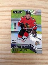2019-20 Synergy Exceptional Beginnings #EB14 Aleksi Saarela 181/999 BLACKHAWKS