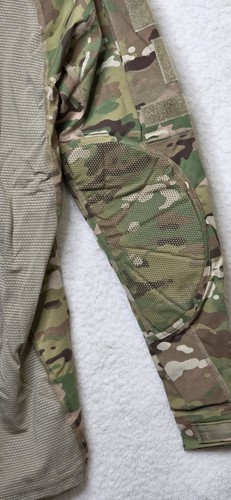 Massif ACF Army Combat Shirt Size Large Flame Resistant FR Wicking 4way Stretch - Picture 16 of 18