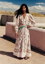 NWOT Sezane x Inoui Ithea Maxi Dress, Size 4 / 36 $310
