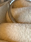 Silver Tone Butterfly Blue Baguette Stone Pavé Stackable Cocktail Ring 7 — photo 4
