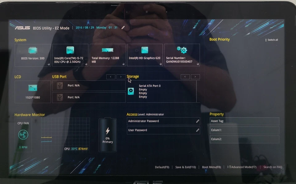 Portátil Asus Q504U Intel i5-7200U 12 GB Ram SIN HD/OS (FL) Foto 2 de 4