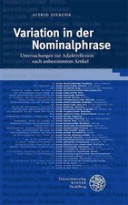 Variation in der Nominalphrase, Astrid Niebuh...