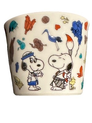 Snoopy in Ginza 2018 Ginza Mitsukoshi Peanuts Original KUTANI SEAL Small Cup