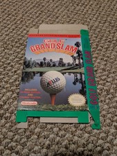 Golf Grand Slam Atlus Nes Nintendo Box Only Rare 1991