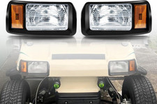 Halogen Headlights for 1993 up Club Car Ds Passenger and Driver Side Factory Sty