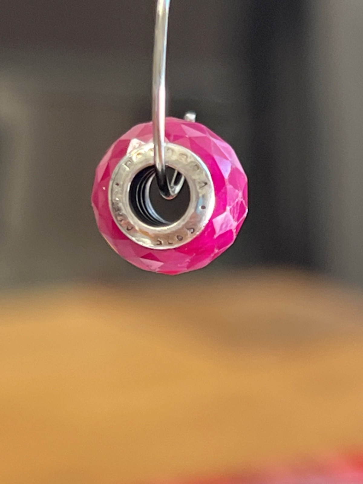 Authentic PANDORA "Synthetic Ruby" Charm #791722S… - image 3