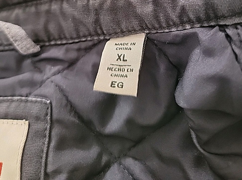 VTG Levi's Jacket Mens XL Blue Diamond Quilted Trucker Work Chore Full Zip thumbnail 19