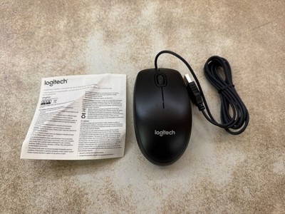 Logitech B100 Optical USB Mouse Black 910-001439