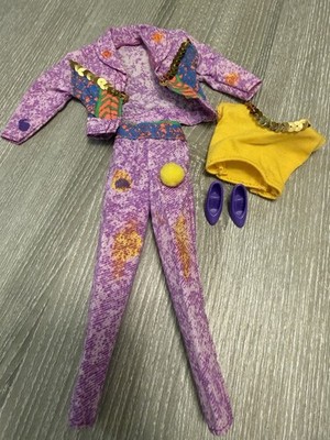 Mattel Barbie Paint 'N Dazzle Outfit 1993 Edition with Shoes