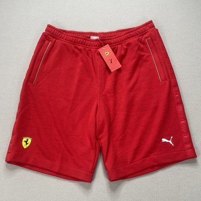 Puma X Scuderia Ferrari Race Sweat Shorts Red Men's Size XL 630184 02 NWT