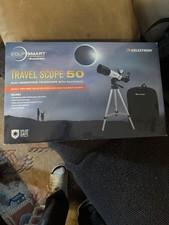 Celestron EclipSmart Travel Solar Scope 50 Refractor Telescope