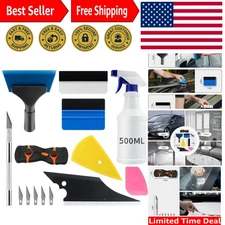 Versatile 9-Piece Car Window Film Squeegee Kit for Effortless Tint Application