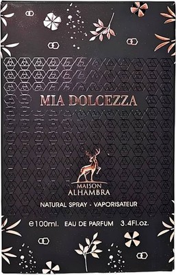 Maison Alhambra Mia Dolcezza Eau de Parfum Spray, Regular Size 3.4 fl oz