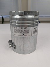 Ameri-Vent 5Eua-M Male Vent Adapter, 4" Dia., 6" L