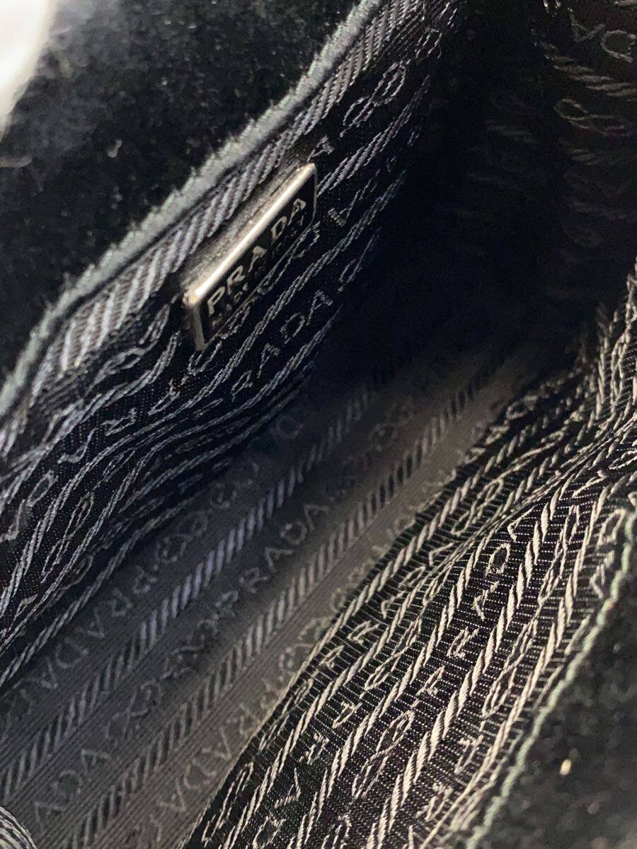 PRADA Pouch Nylon Black Solid - image 6