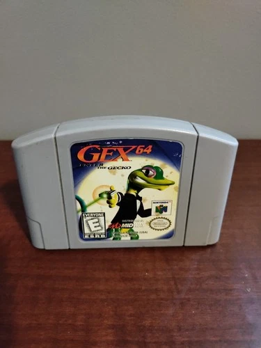 Gex 64 Enter the Gecko Nintendo 64 N64 Authentic Tested Works