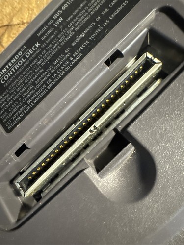 Consola de Videojuegos Nintendo 64 N64 NUS-001 Negra con Tarjeta de Memoria y Cableado - Imagen 7 de 7