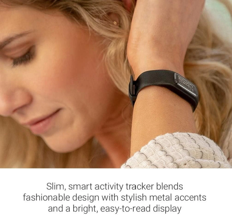 Garmin Vivosmart 4 Smart Health & Fitness Activity Monitor Tracker Large - Black - Bild 3 von 4