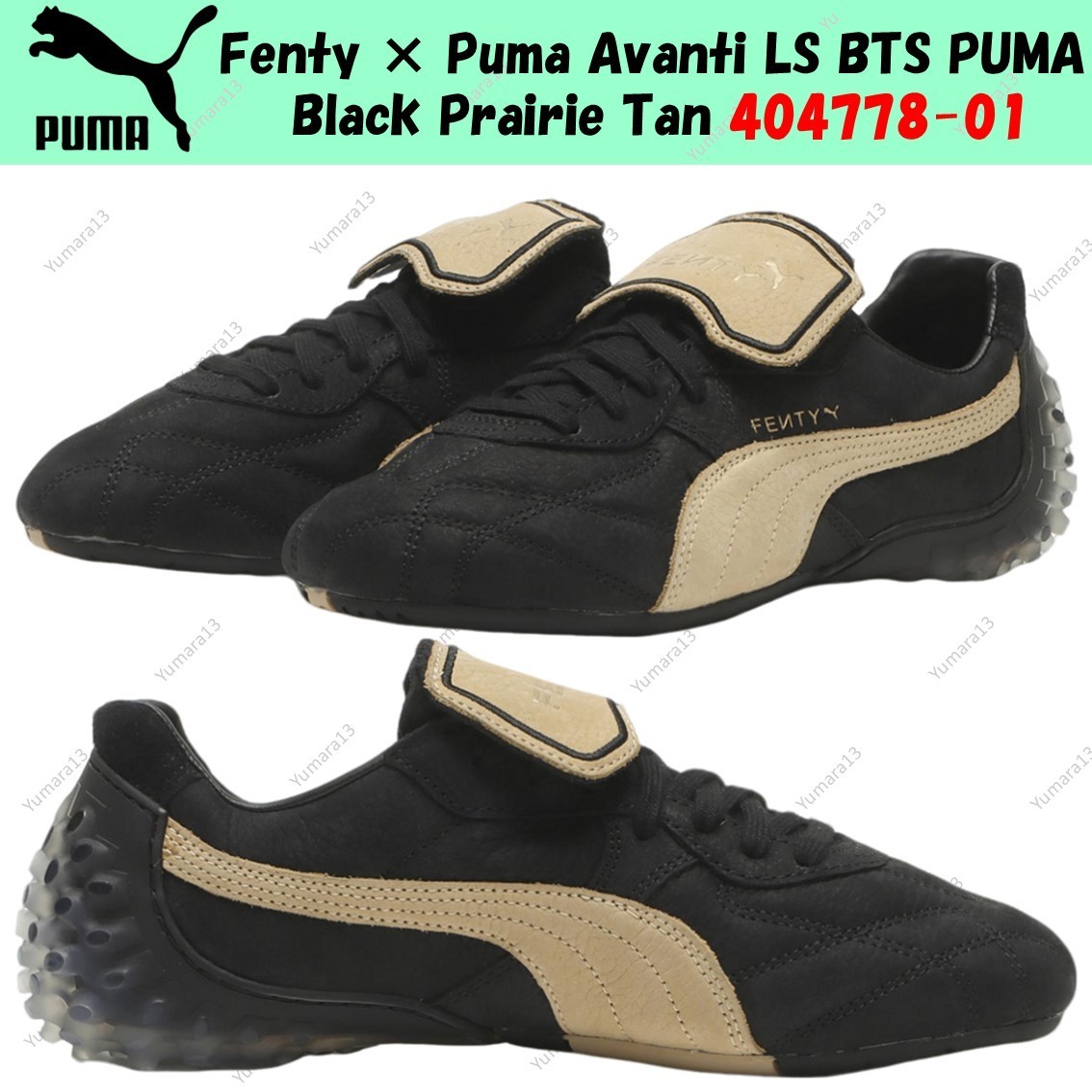 Fenty × Puma Avanti LS BTS PUMA Black Prairie Tan 404778-01 Men's