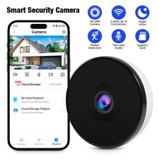 2.4G WIFI 4MP Window Camera Indoor for Home Security Easy&Quick Install 2.5K