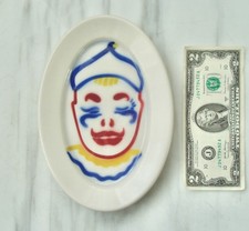 RARE Vintage CIRCUS Childs UNION PACIFIC Syracuse RAILROAD CHINA Clown PLATTER