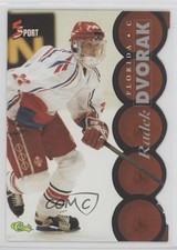 1995 Classic 5 Sport Silver Die-Cut Radek Dvorak #156 6e9